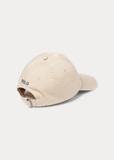 Gorra Polo Ralph Lauren Hombre Beige - Cotton Chino Baseball - SWUJC8752